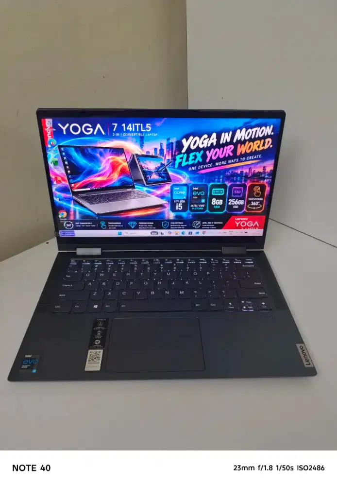 Lenovo Yoga 7 14ITL5 i5-1135G7 Intel Evo RAM 8GB SSD 256GB Touchscreen