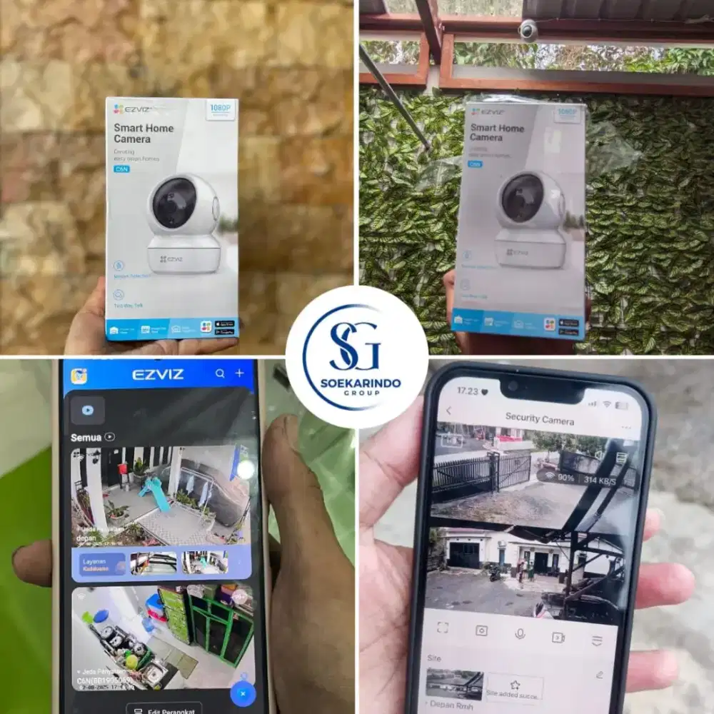 SMART CCTV EZVIZ FREE JASA PASANG FREE MEMORI 64GB HARGA TERJANGKAU