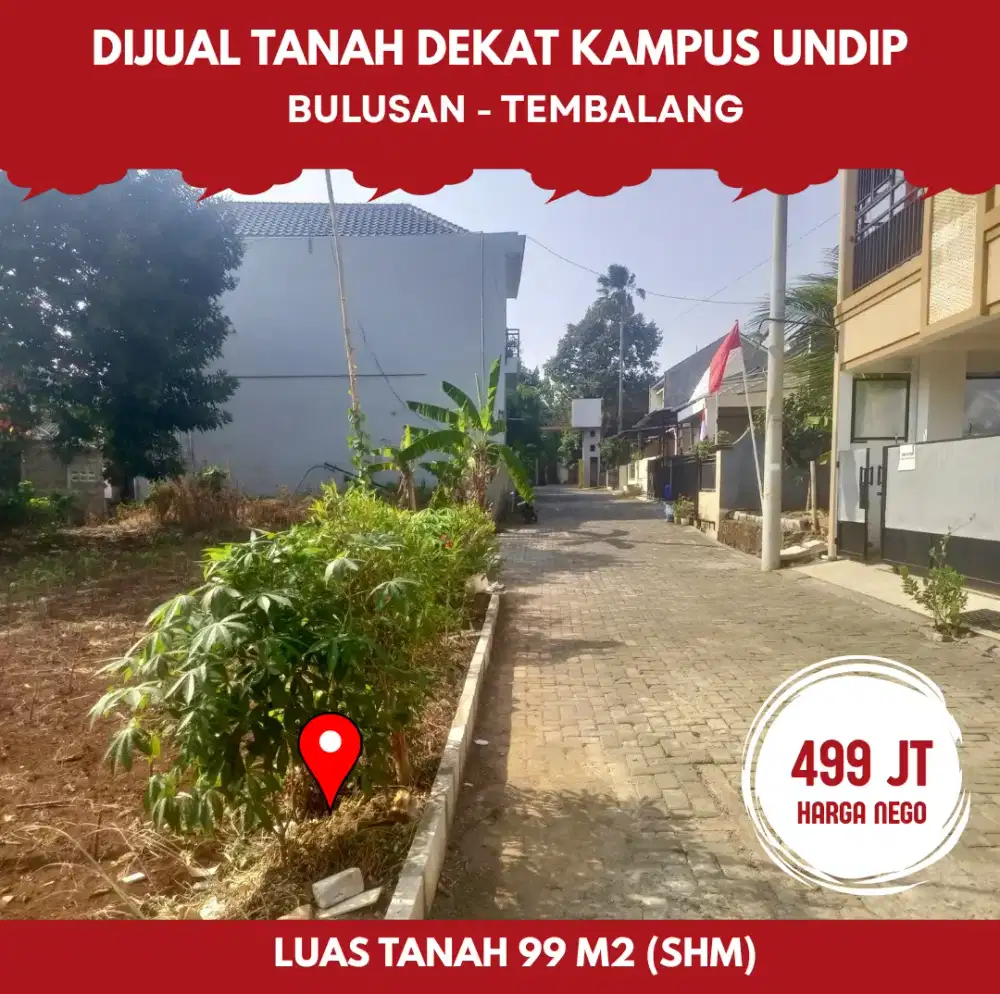 Tanah Murah Tembalang Dekat UNDIP
