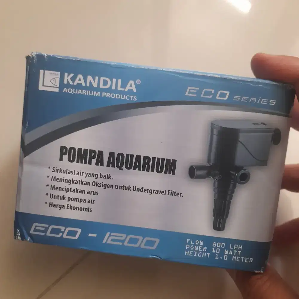 Pompa/ Power Head Filter Aquarium Merk Kandila ECO1200