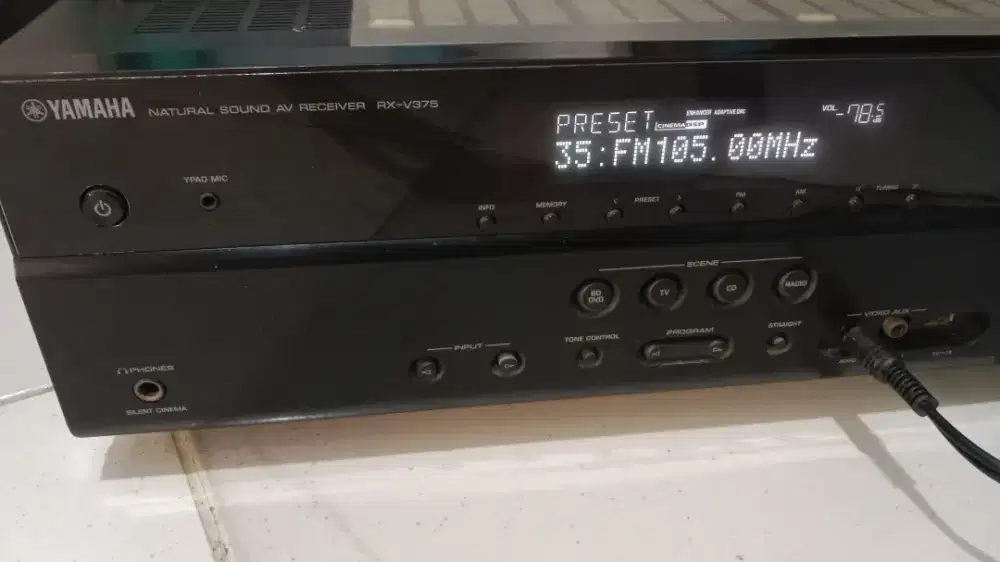 Av receiver yamaha blm test swara tiada kabel hdmi