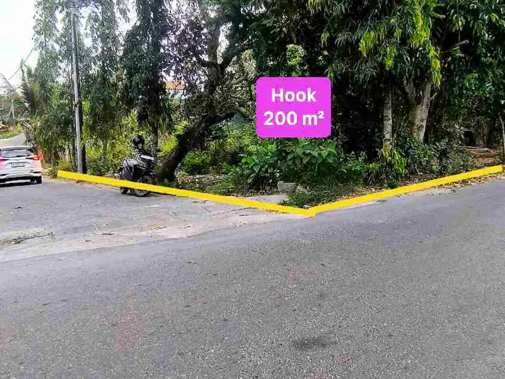 Dijual Tanah 200m2 Jl Utama Di Ungasan