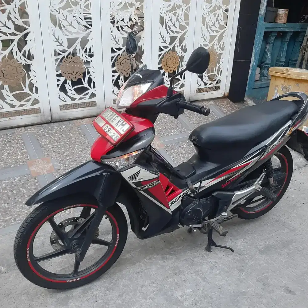 Honda Supra X 125 Karbu 2013 One Heart,ss lengkap mesin bagus pajak On