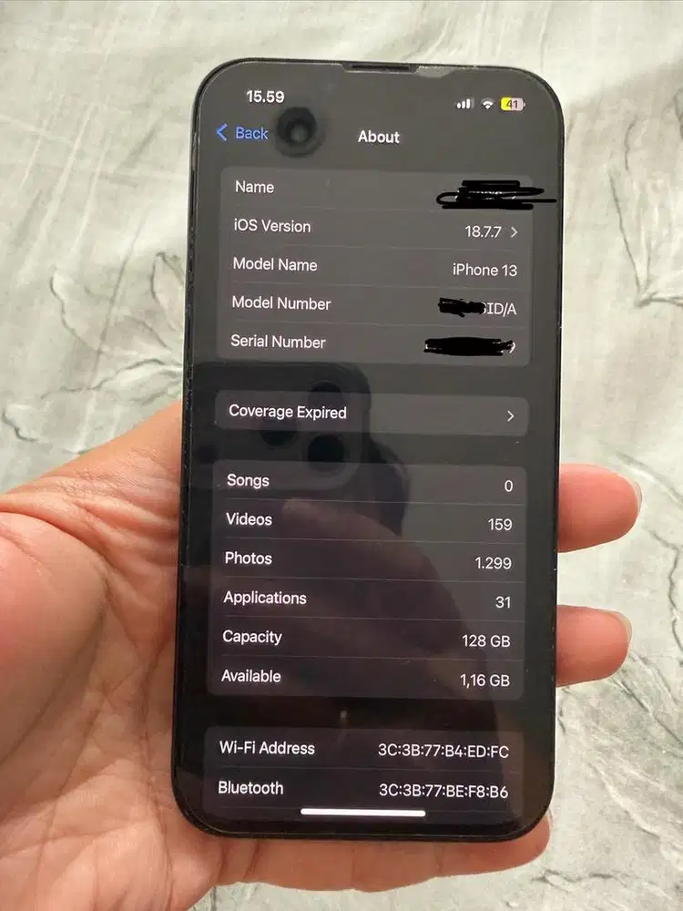 Dijual IPhone 13 Midnight Fullset BH 91%