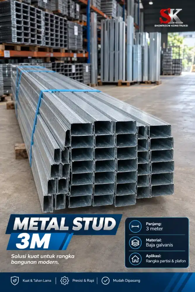 Metal Stud Galvanis 3M