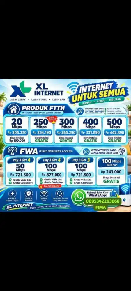 Wifi Murah 200 ribu per bulan