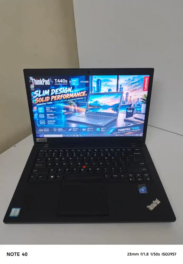 LENOVO THINKPAD T440s — CORE i5 GEN 4 RAM 12GB + SSD 256GB