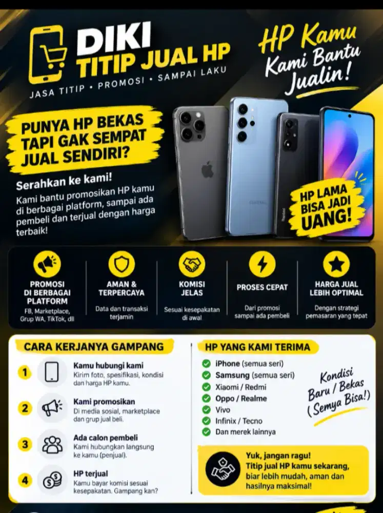 Jasa jual beli hp