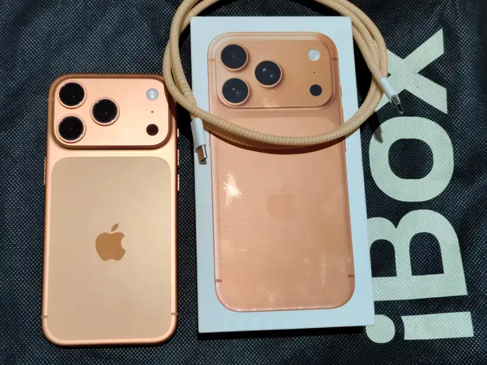 Iphone 17 Pro 256 Fullset orange garansi resmi ibox