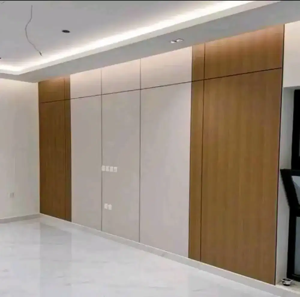 Wall board dinding terpasang lebar 40cm tebal 8mm panjang 3m
