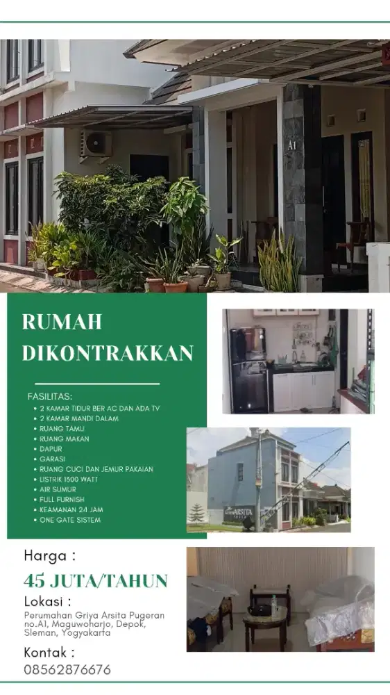 Dikontrakkan Rumah Berserta Isinya