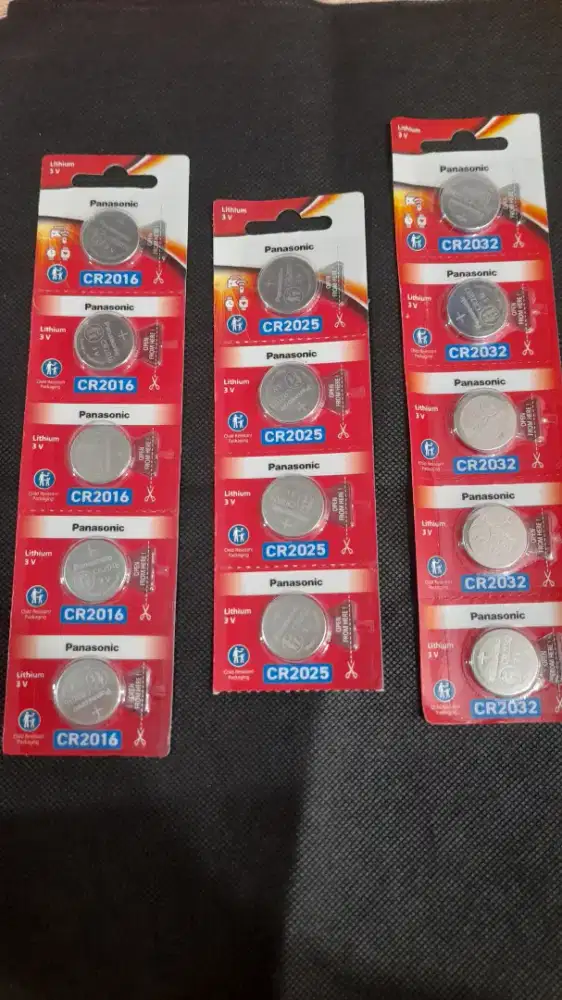 Baterai Kancing Lithium 3V Original CR2016 CR2025 CR2032