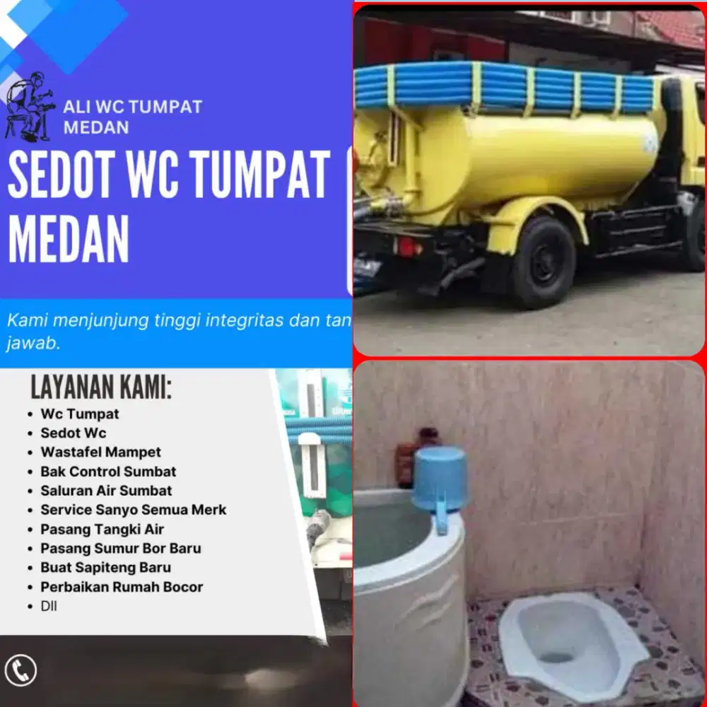 Tukang WC Tumpat sedot Wastafel sumbat Sal Air mampet Service SANYO dl