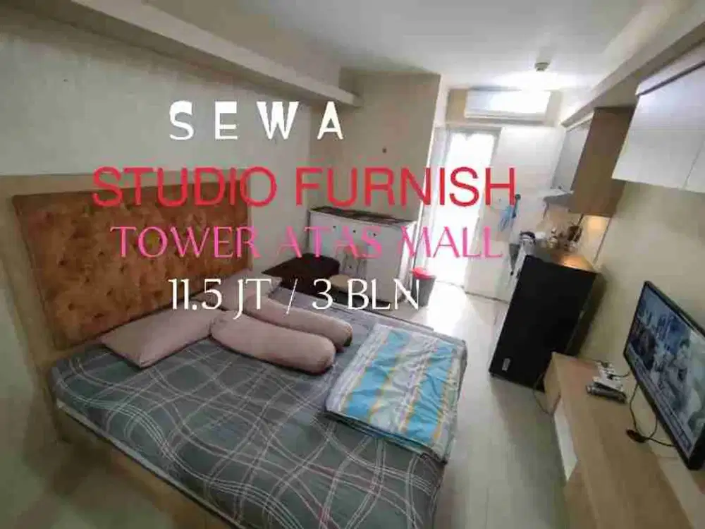 SEWA Apartemen Studio Atas Mall Twr C Bassura City Jatinegara