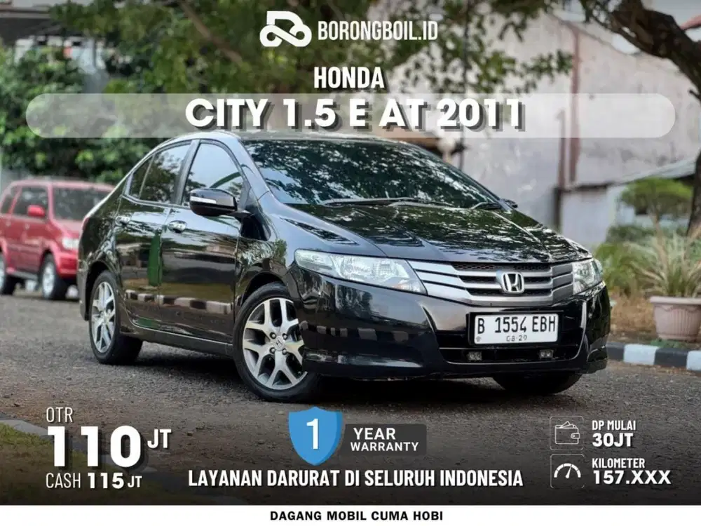 City 1.5 E at 2011 Hitam