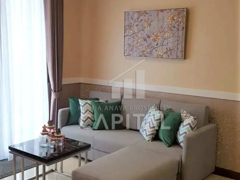 FULLY FURNISHED LUX UNIT STRATEGIS DI APARTEMENT HEGARMANAH RESIDENCE TOWER A LANTAI 11