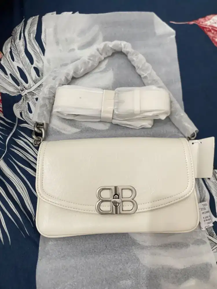 Tas Balenciaga White Cream