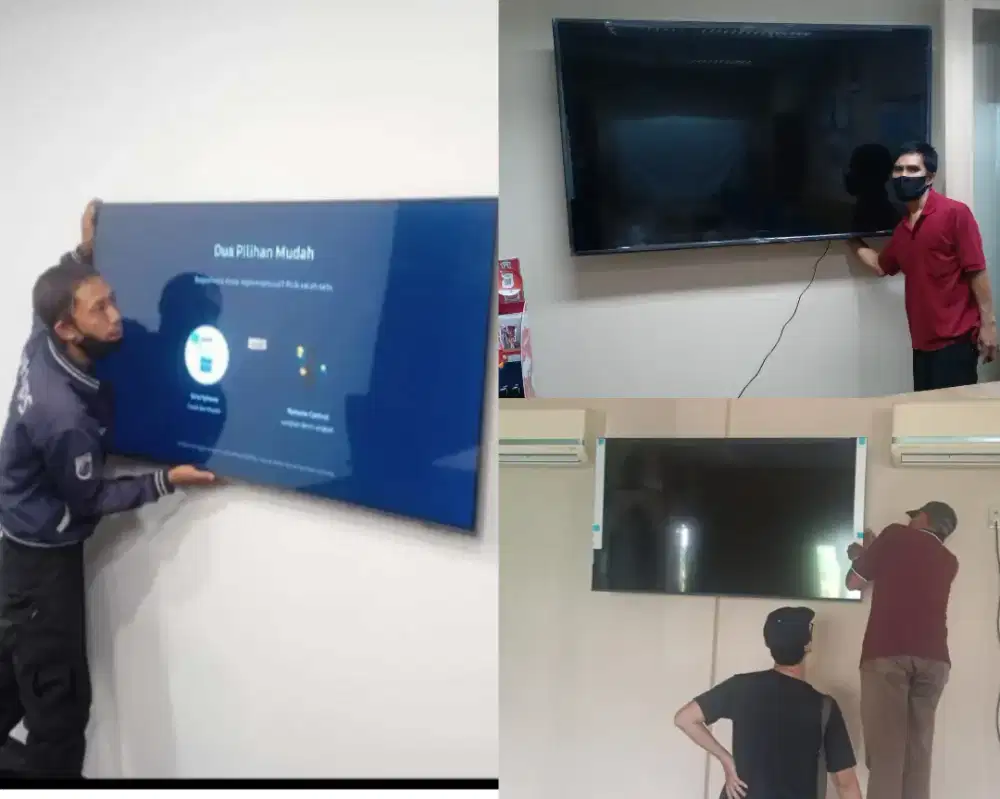 Braket +pasang, atau pasang saja terima rapih bracket breket led tv