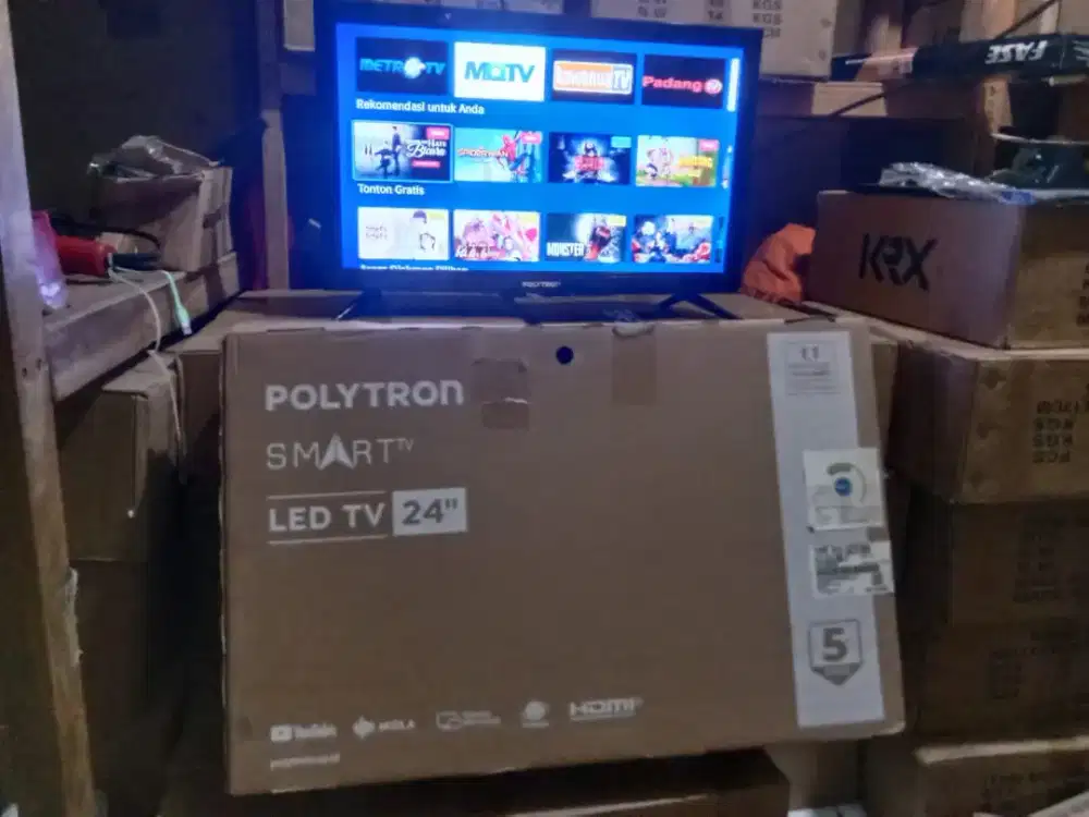 24 polytron smart tv digital masih mulus dan lengkap nego