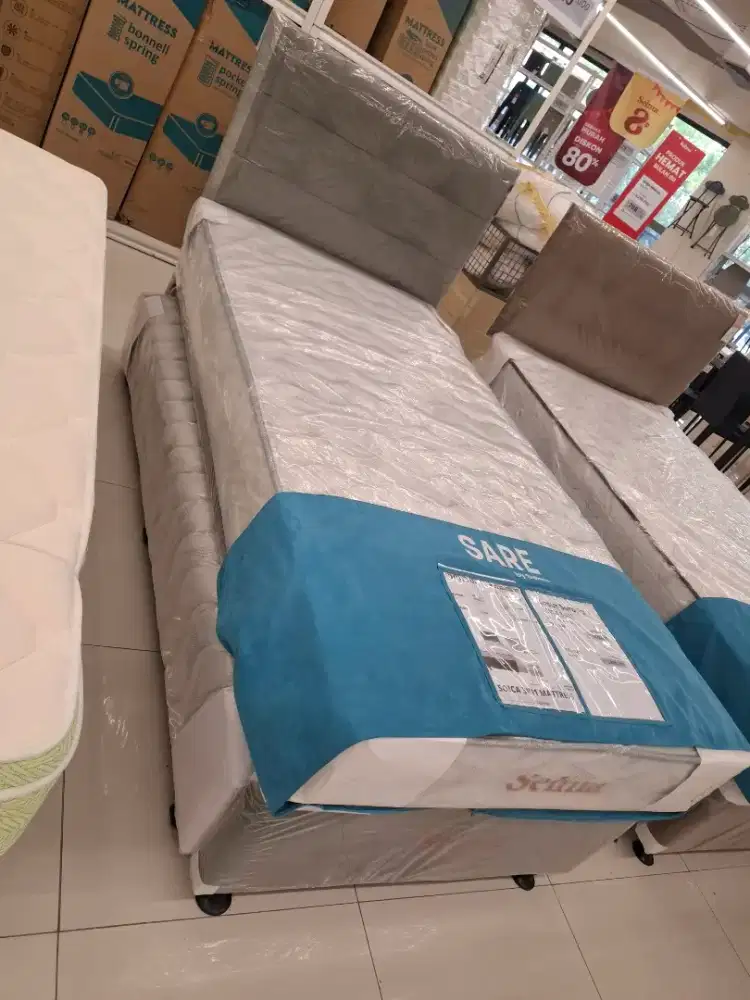 Tempat Tidur Kasur Tingkat Geser 100x200cm