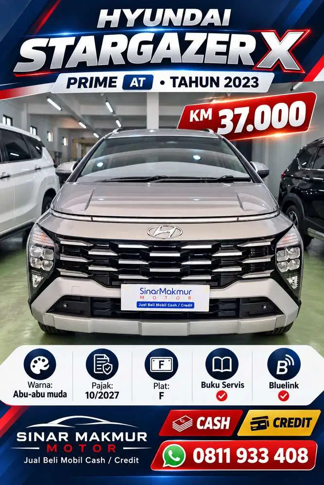 Hyundai Stargazer X 2023 Bensin