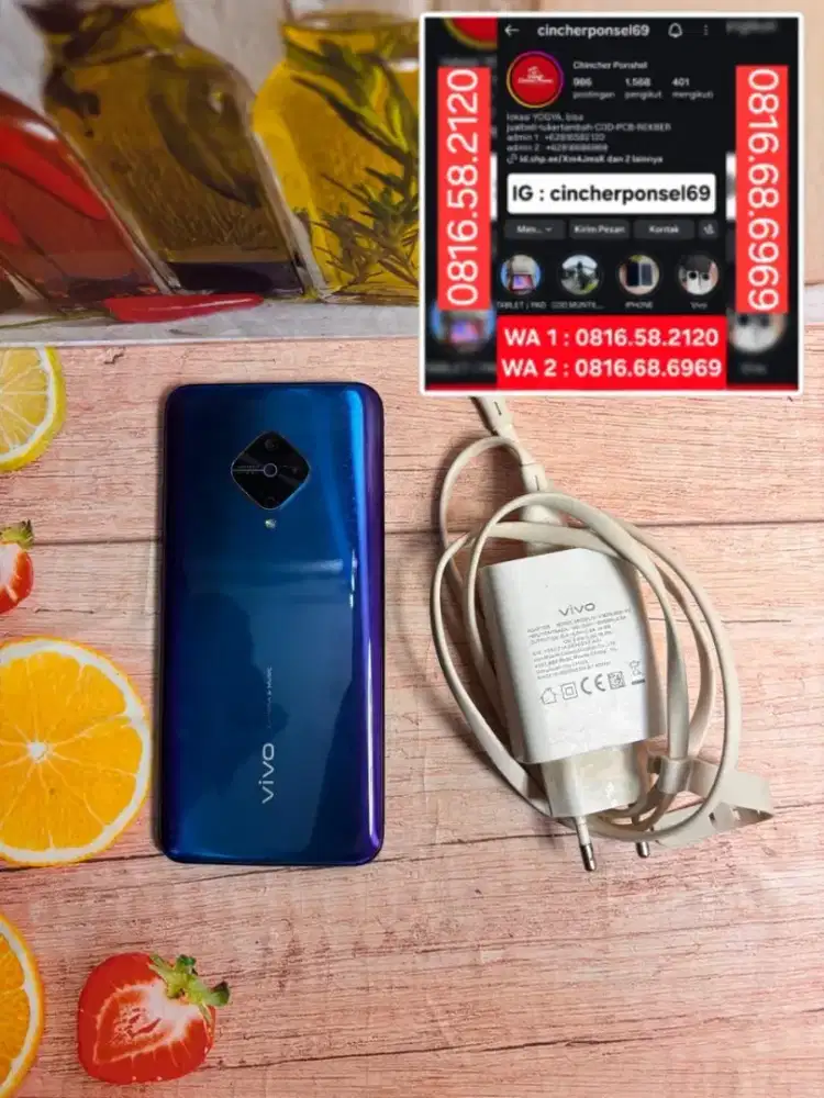 JUAL HP VIVO S1 PRO 6/128 istimewa spek kencang siap pakai