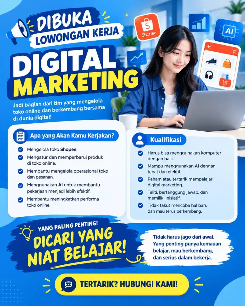 Lowongan Kerja Digital Marketing Shopee