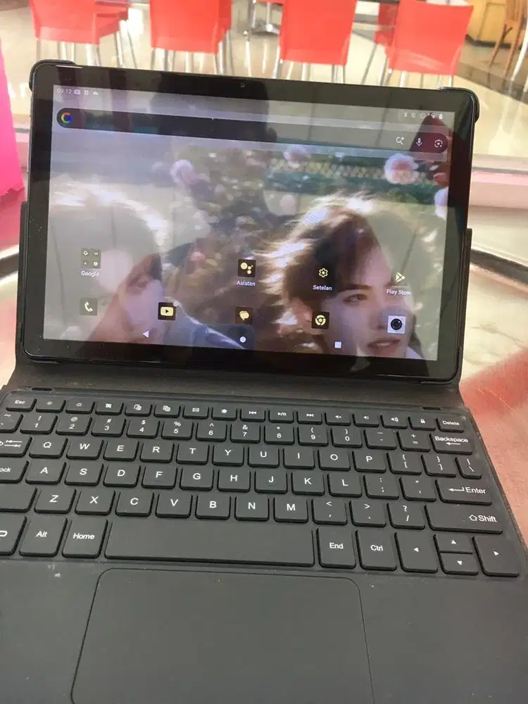Tab Advan Sketsa 3 + keyboard cover