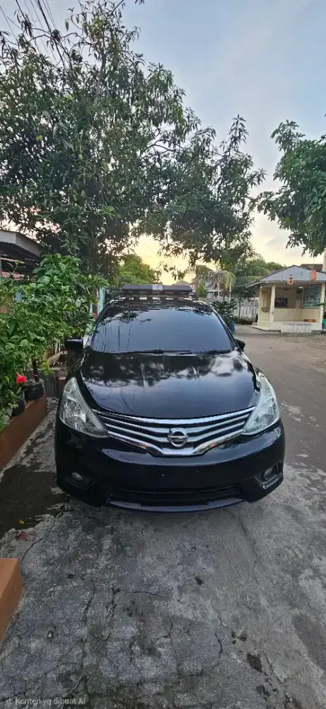 Nissan All New Grand Livina Facelift XV MT 2013 Hitam Rack Roof