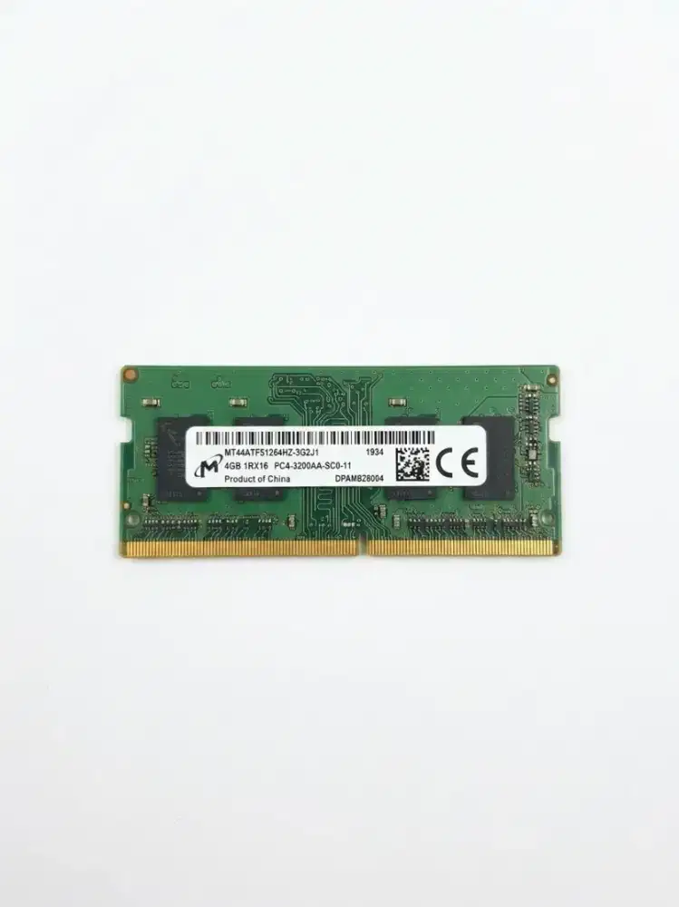 Sodimm Ram Laptop DDR4 4 Gb Micron PC4-3200Mhz Second Normal Tested