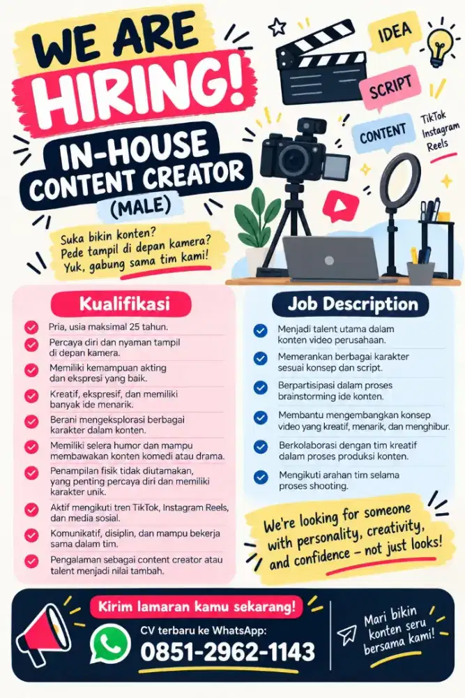 IN-HOUSE CONTENT CREATOR (MALE)