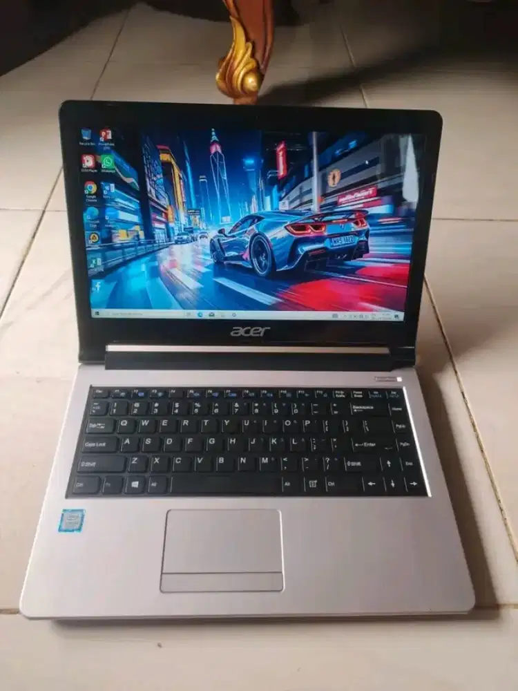 laptop Acer Core i3 gen 7th ram 8gb layar 14inch batre awet siap pakai