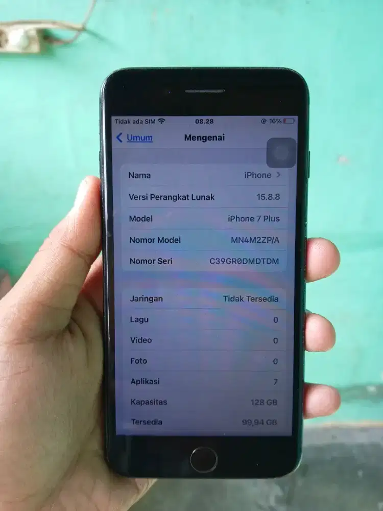 Iphone 7+ 128 wifi only