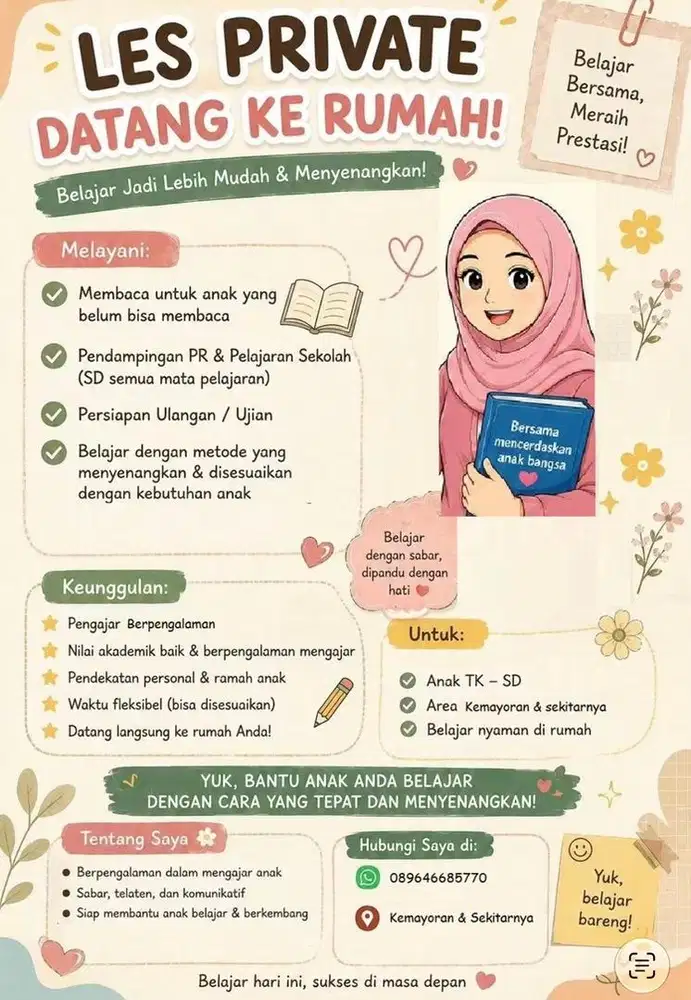 Les privat daerah jakarta pusat