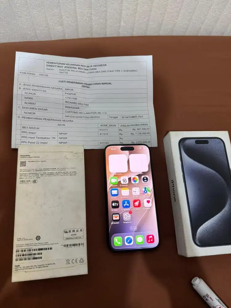 IPhone 15 PRO 256GB BEACUKAI
