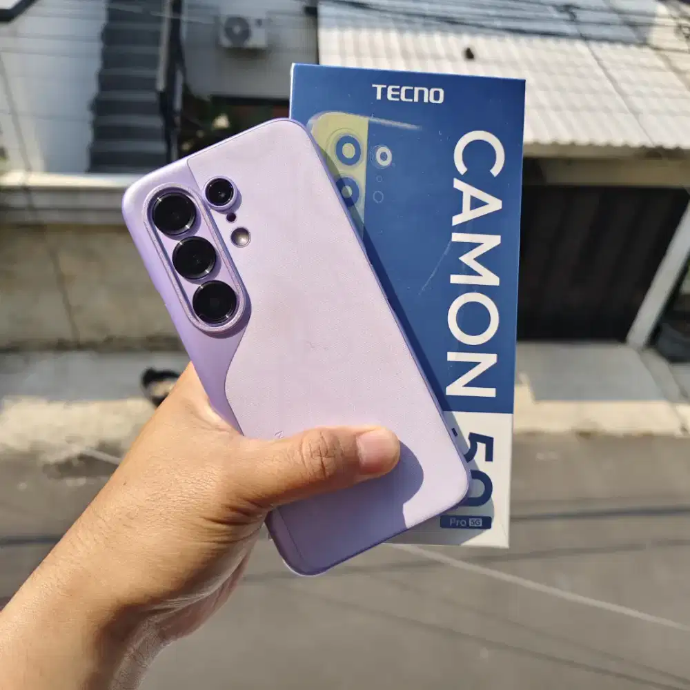 Tecno camon 50 pro fullset like new 16/256 GB  Garansi Panjang