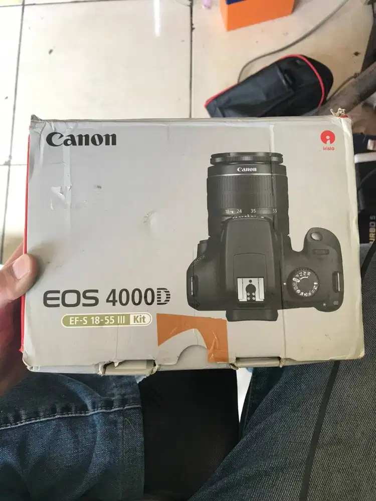 Kamera DLSR Canon 4000D kit 18-55mm III - Baru original Fullset