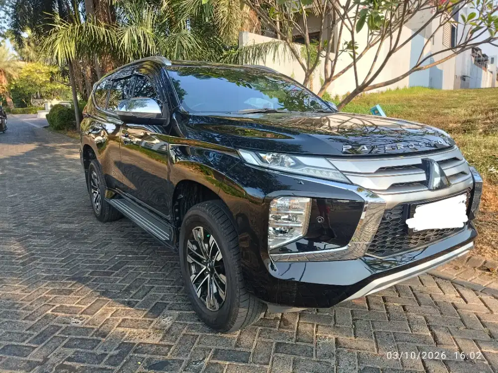 Low Km! Pajero Sport Dakar 4x4 Ultimate 2024 Hitam Full Ori Istimewa