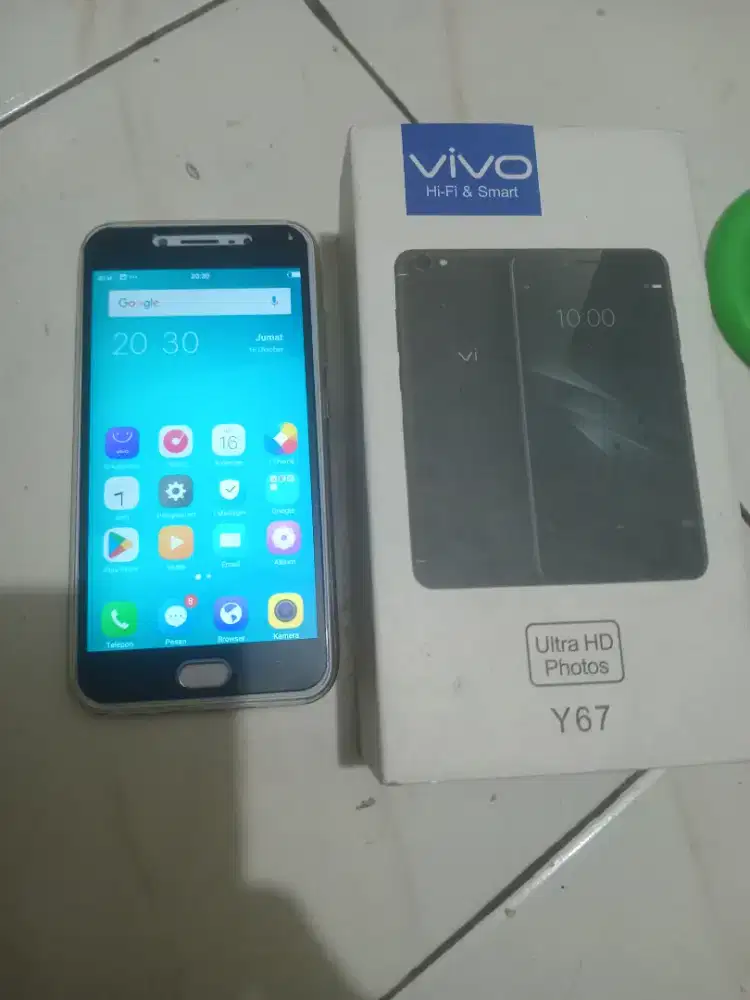 Vivo y 67 ram 6/128 siap pakai