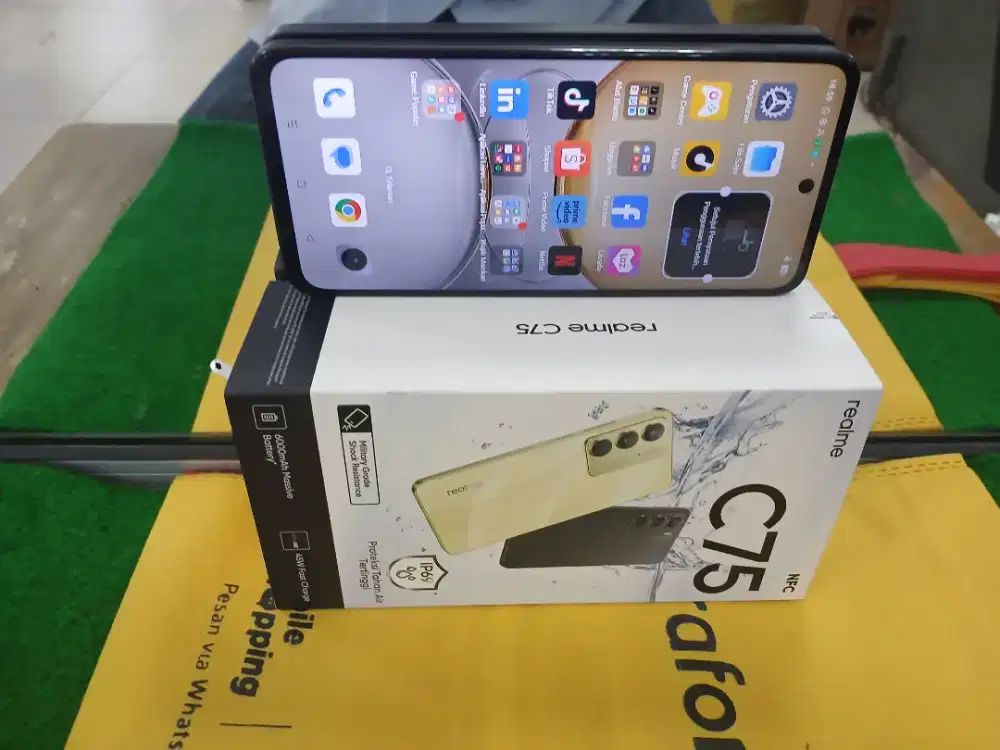 Realme C75 NFC 8/128 gb mulus no minus lengkap
