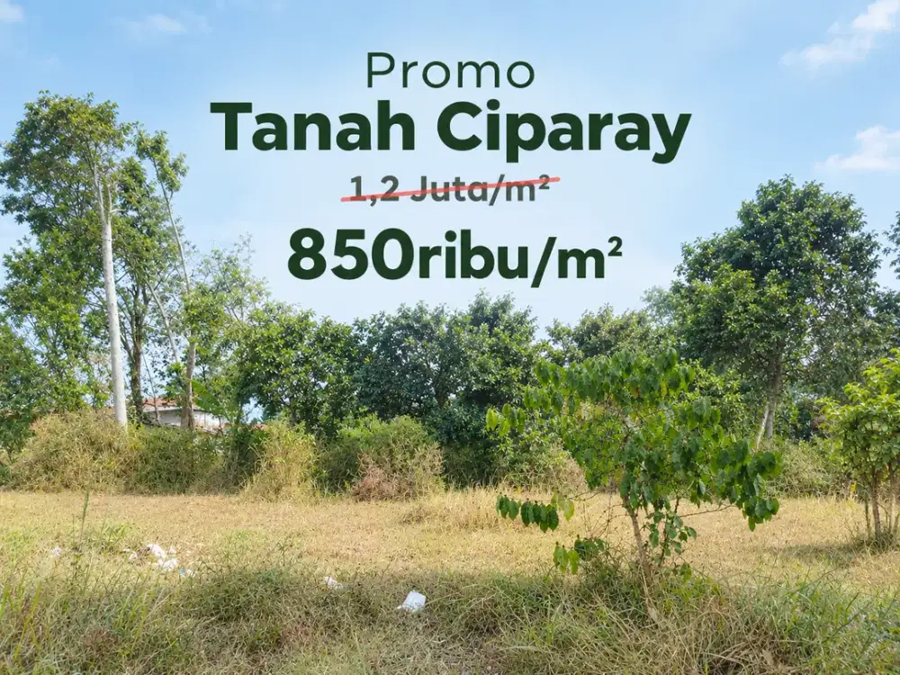 Hanya 850 Ribu Per Meter - Tanah Kavling Ciparay Bandung