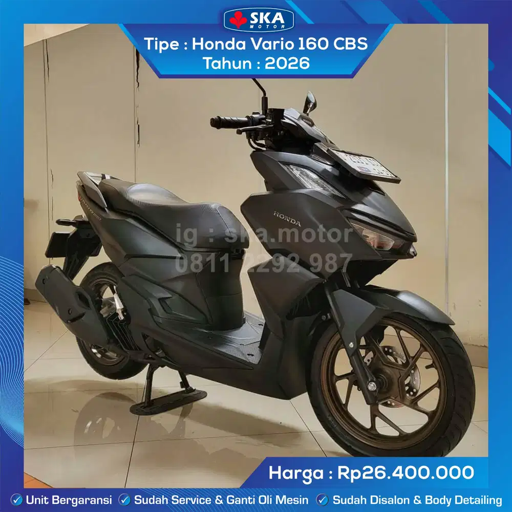 Honda Vario 160 CBS Tahun 2026