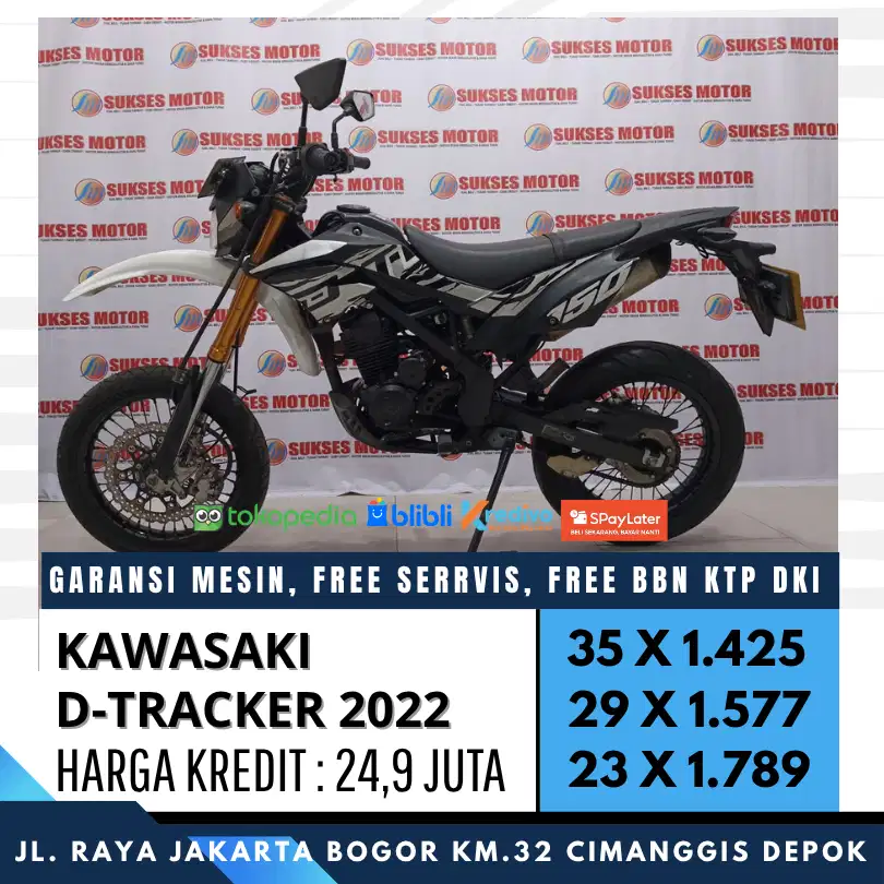 MULUS D-TRACKER 2022 PROMO GRAIS BALK NAMA KTP DKI UNIT BERGARANSI