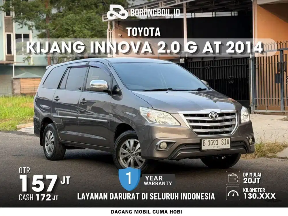 MPV Favorit | Toyota Kijang Innova Barong Bensin Metik 2.0 G At 2014