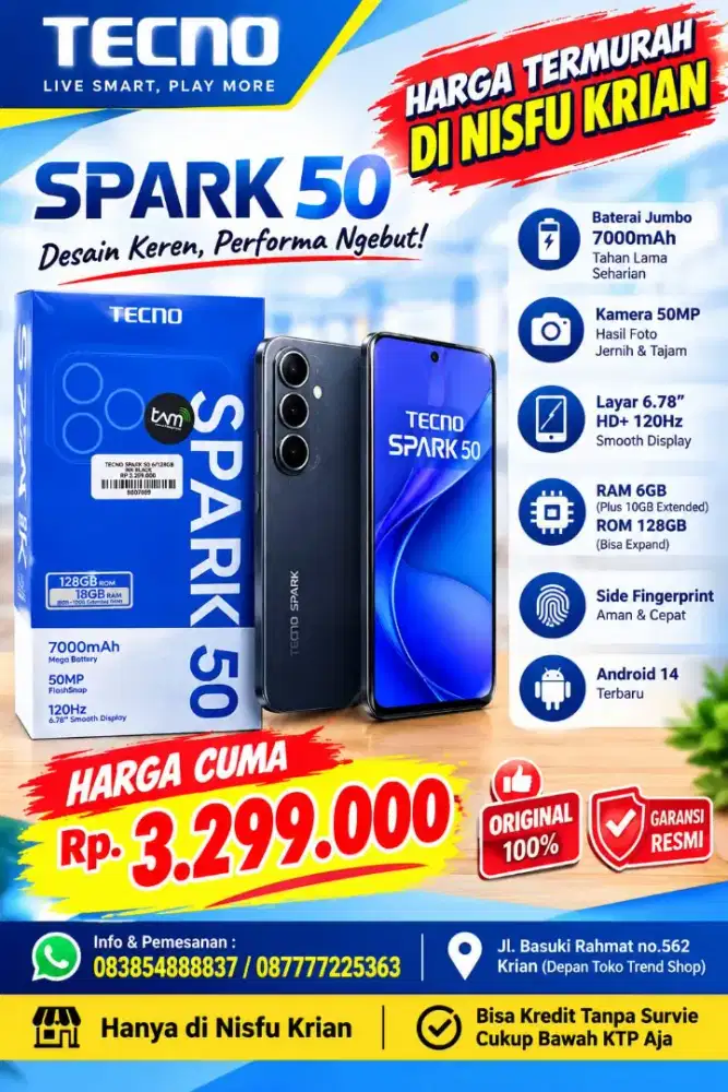 Tecno Spark 50 4/128GGB