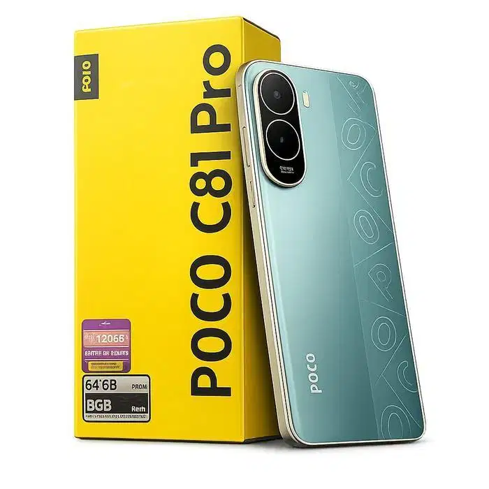 NEW POCO C81 PRO RAM 4+4/128