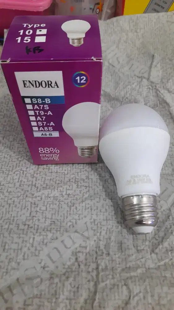 Lampu Endora 10watt - 3 warna Garansi 1 Tahun