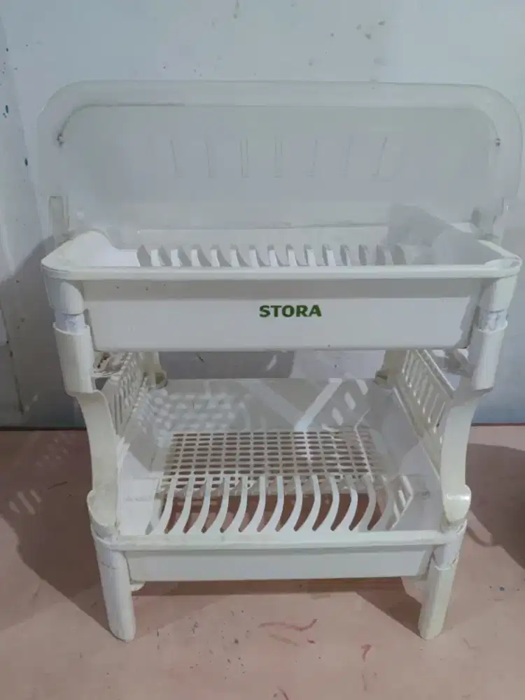 Rak Piring stora 2 tingkat