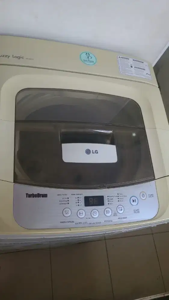 Mesin cuci LG - Fuzzy Logic WF-L800TC - Turbo Drum