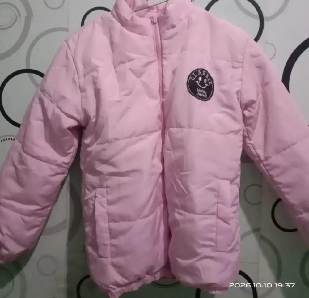 Winter jaket berbulu tebal bolak balik